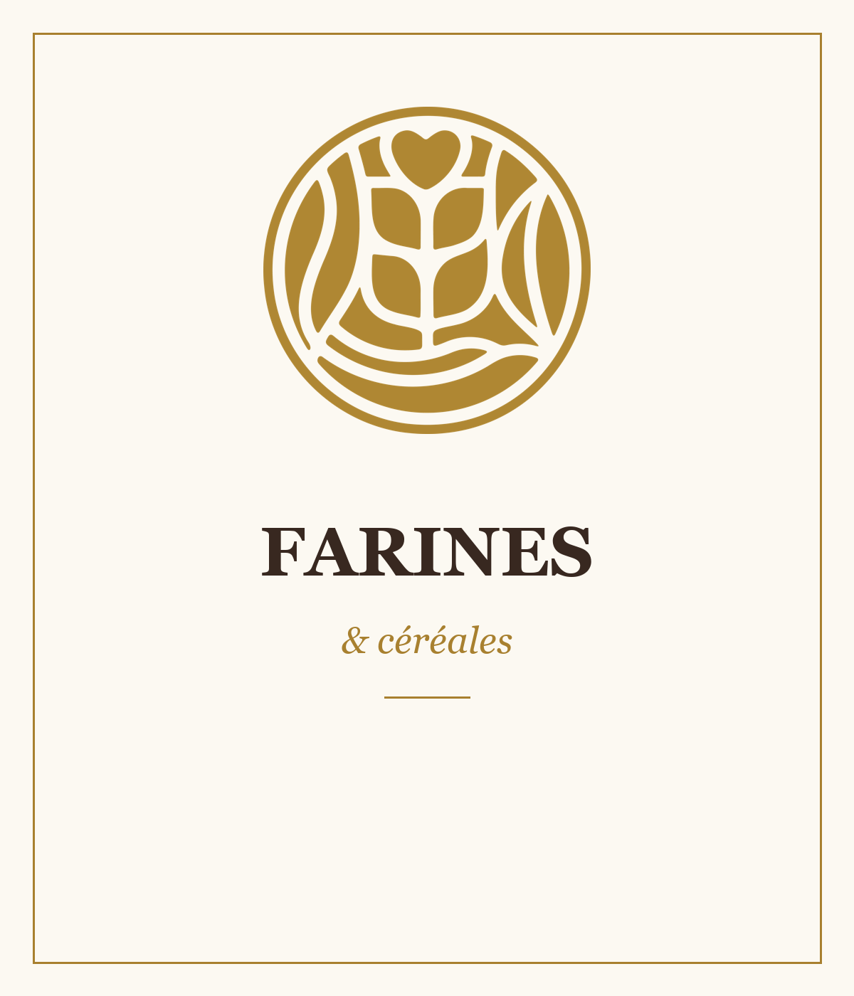 Farines & céréales
