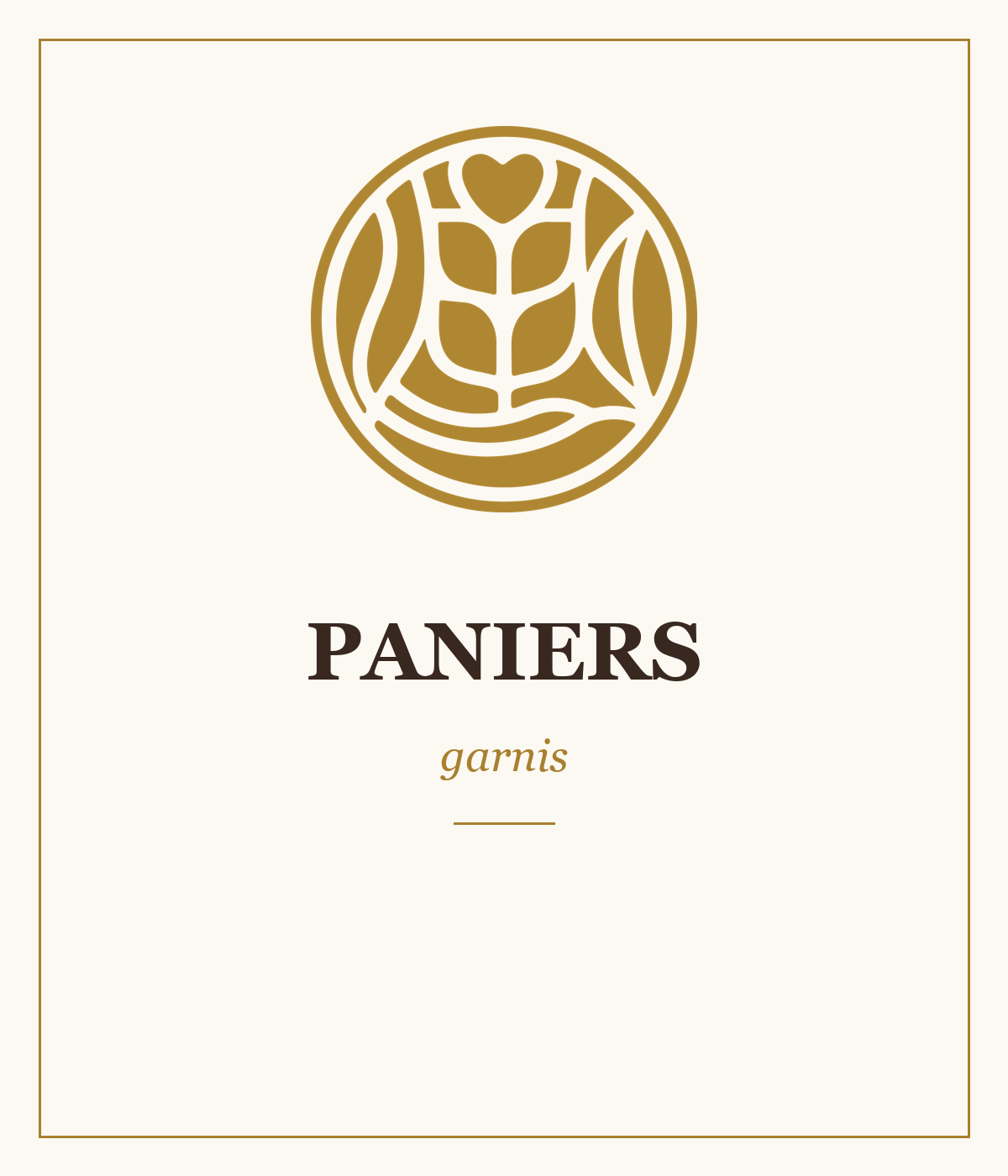 Paniers garnis